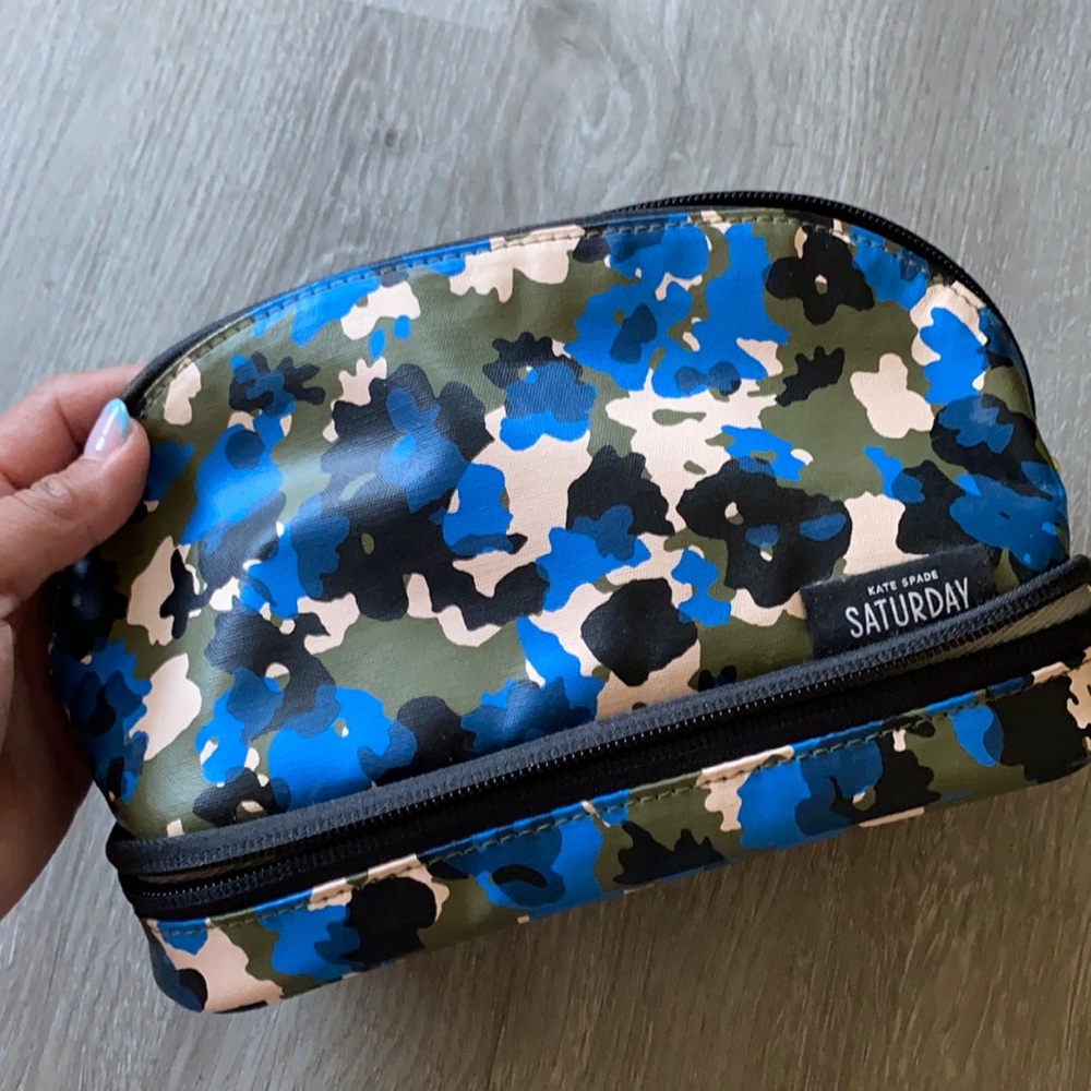 Kate Spade Camo “Saturday” Collection Make up bag